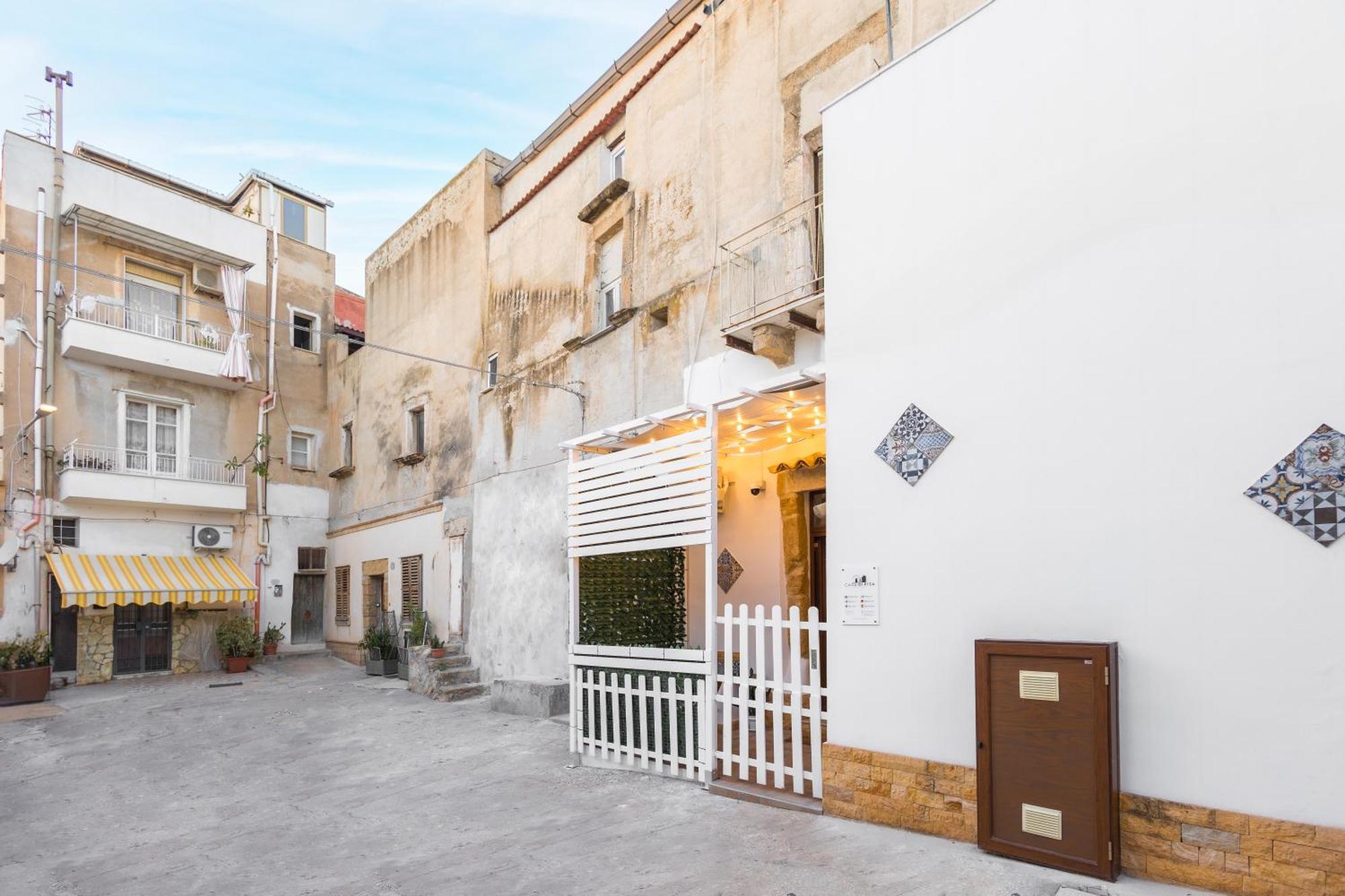 Вилла Centro Storico Sciacca - Casa Di Pisa Cortile Termine Экстерьер фото